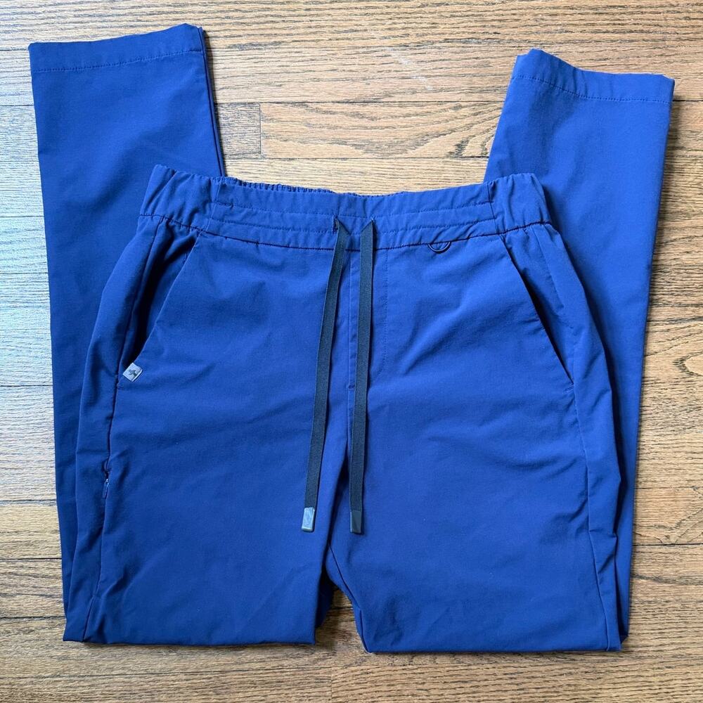 Figs Technical Collection Navy Blue High Waisted Scrubs Size Small